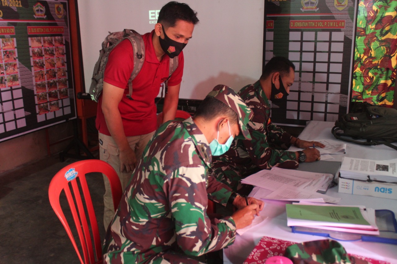 Cek Kotis TMMD Reguler Ke-110, Publikasi Pendim 0728/Wonogiri Tak Luput Dari Pemeriksaan Tim Wasev Itdam IV/Diponegoro