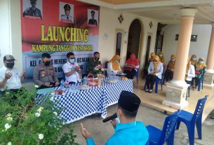 Peltu Joko Pandoyo menghadiri kegiatan Launching Kampung Tangguh