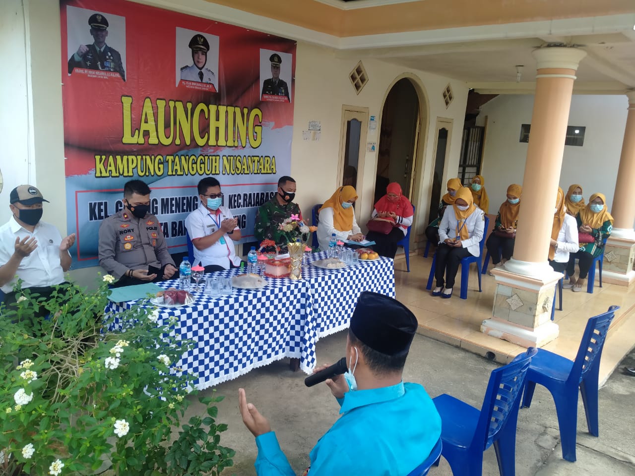 Peltu Joko Pandoyo menghadiri kegiatan Launching Kampung Tangguh