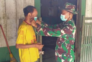 TMMD Kodim Bojonegoro, Tetap Peduli Dengan Warga Di Tengah Pandemi Covid-19