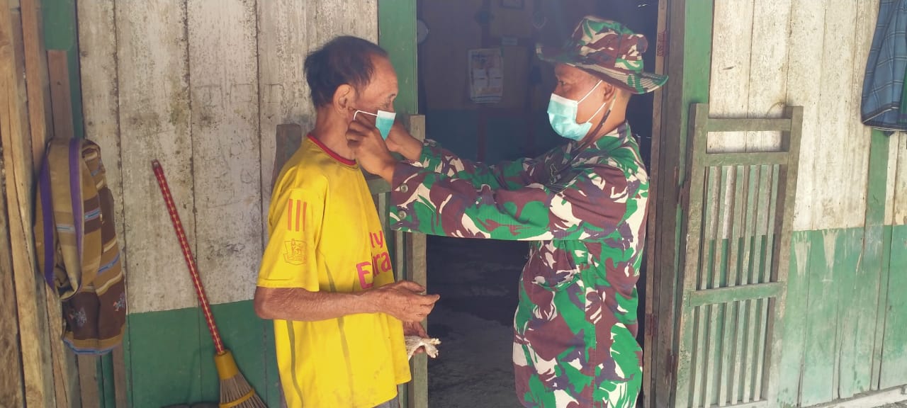 TMMD Kodim Bojonegoro, Tetap Peduli Dengan Warga Di Tengah Pandemi Covid-19