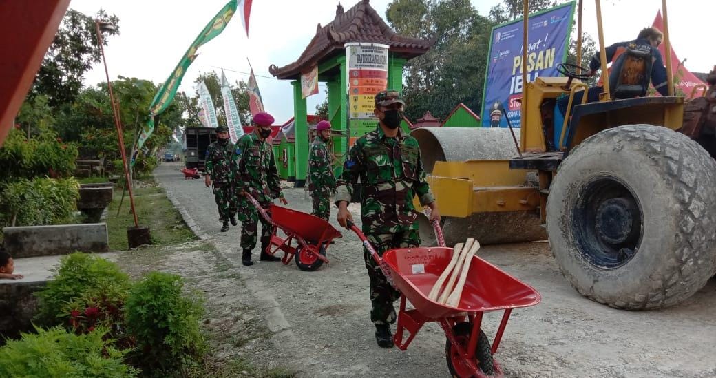 TMMD Kodim Bojonegoro, Siapkan Peralatan Pekerjaan Fisik