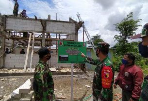 Dukung Pembangunan Ruang Kelas, Pihak Sekolah Siap Bantu Satgas TMMD Kodim Bojonegoro