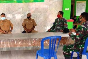 Koordinasi Baik Antara Pemdes Dan Satgas, Untuk Keberhasilan TMMD Kodim Bojonegoro