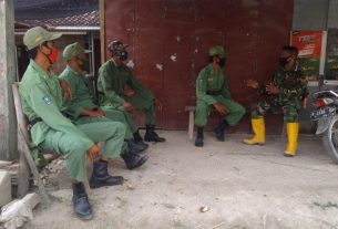 Petugas Linmas Jatimulyo, Siap Sukseskan Tugas Satgas TMMD Kodim Bojonegoro