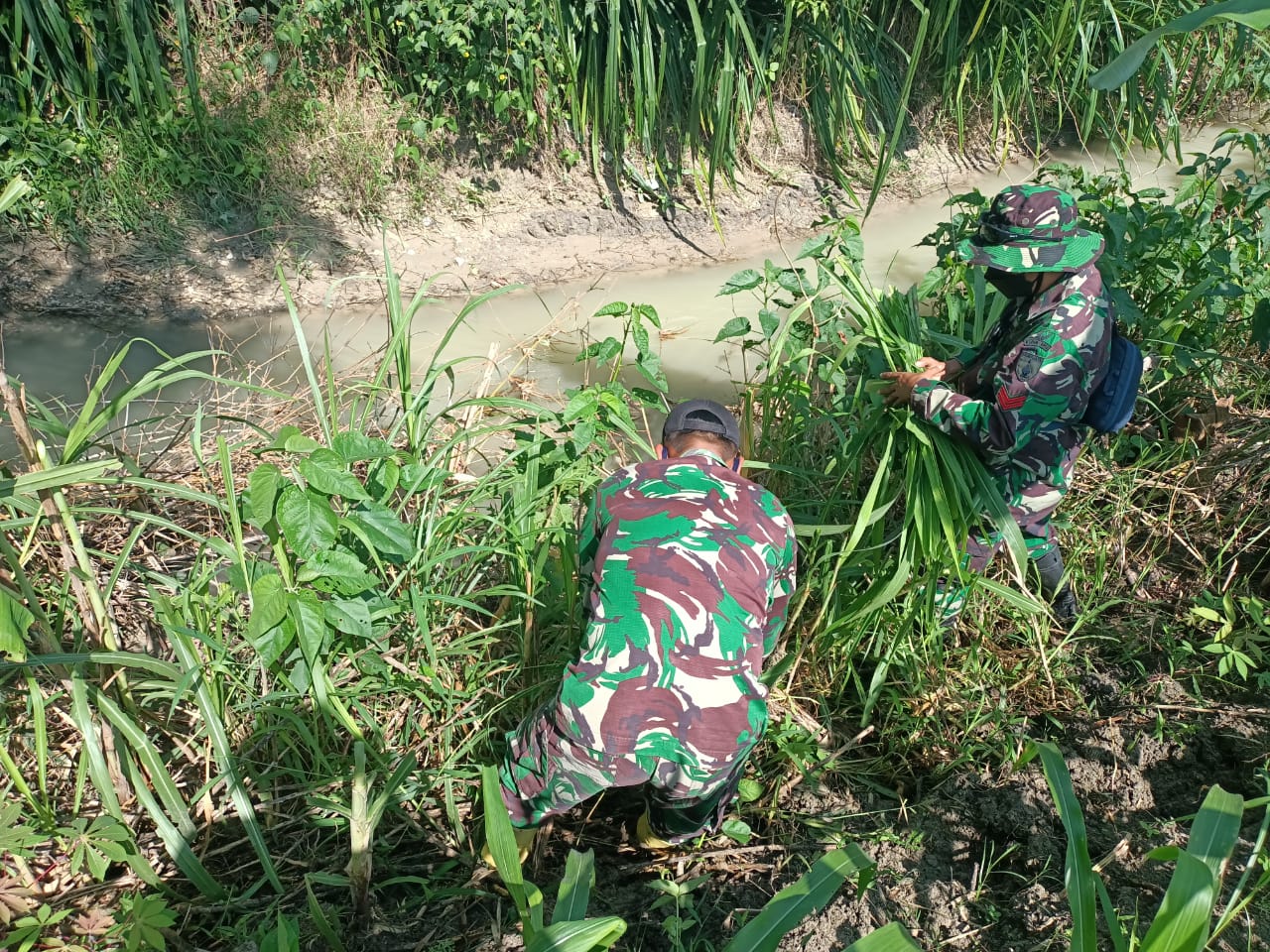 TMMD Kodim Bojonegoro, Sungai Ngrancang Dinormalisasi