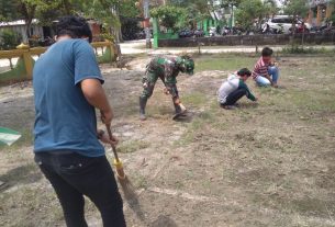 TMMD Kodim Bojonegoro Di Tambakrejo, Satgas Dan Warga Tunjukan Gotong Royong