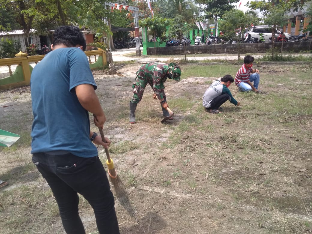 TMMD Kodim Bojonegoro Di Tambakrejo, Satgas Dan Warga Tunjukan Gotong Royong