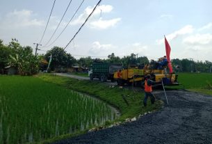 Perbaikan Jalan TMMD Kodim Bojonegoro Di Ngrancang, Mendapat Apresiasi