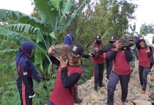 Keren, Satria Srikandi Muda Passkansa SMK N 1 Jatiroto Turut Sukseskan TMMD Reguler 110 Kodim Wonogiri