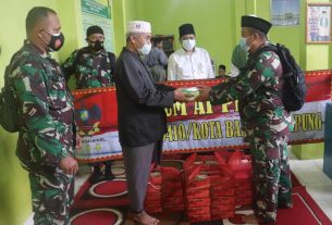 Kapten Inf Bunyamin sambangi Sejumlah Panti Asuhan di Kota Bandar Lampung