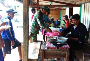Kebersamaan Dalam TMMD Kodim Bojonegoro, Wujud Nyata Kemanunggalan TNI Dan Rakyat