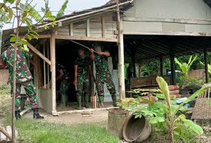 Program Aladin, Satgas TMMD Kodim Bojonegoro Bedol Rumah Slamet