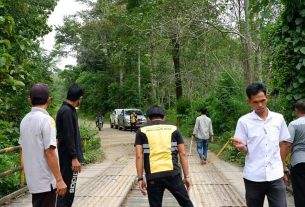 Respons Cepat Laporan Masyarakat Terkait Jembatan Rusak Di Kecamatan Jirak Jaya.
