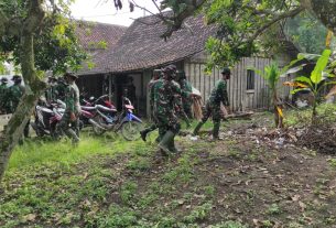 TMMD Kodim Bojonegoro, Satgas Jaga Kebersihan Sekitar Kotis