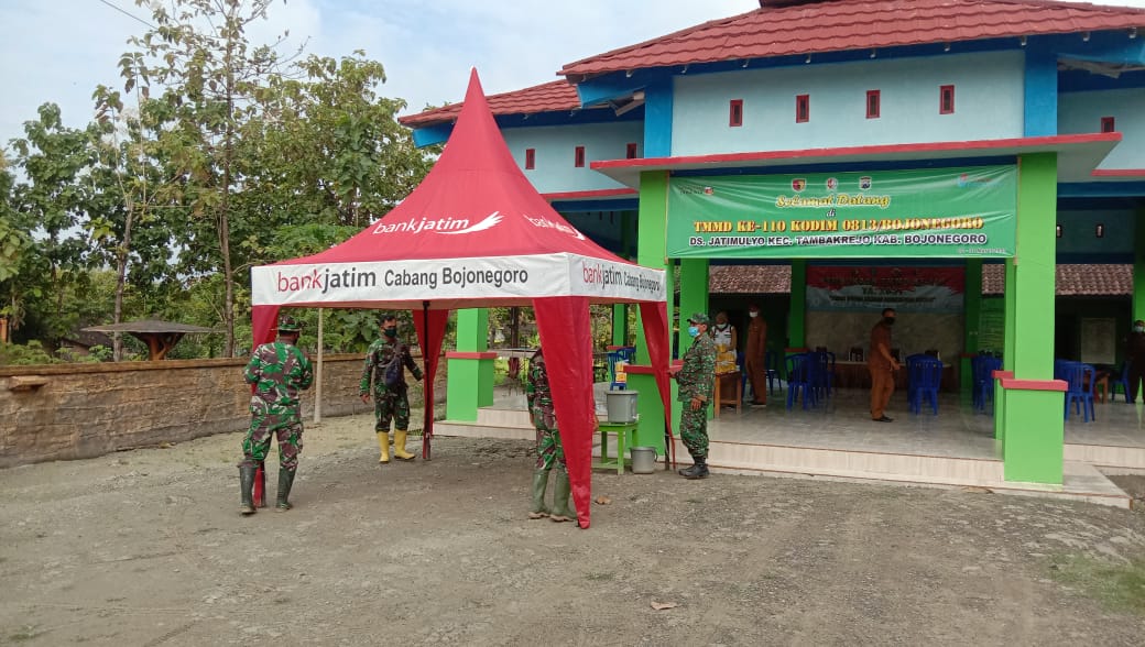 Satgas TMMD Kodim Bojonegoro Siapkan Acara Sosialisasi Dinas P3AKB