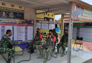 Bagaikan Rombongan Tom Sam Cong, Satgas TMMD Kodim Bojonegoro Turun Gunung Bantu Warga