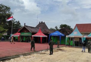 Danramil Tambakrejo Terus Support Satgas TMMD Kodim Bojonegoro