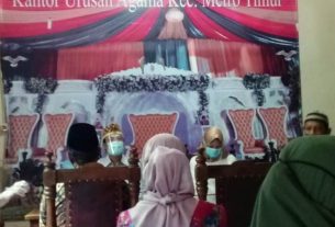 Melihat Langsung Layanan Nikah KUA Metro Timur di Masa Pandemi