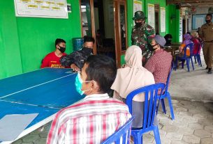 Antusias Warga Ikuti Pelayanan Adminduk Dilokasi TMMD Bojonegoro
