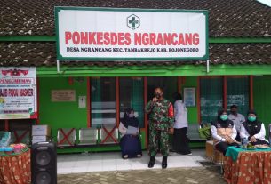 Danton Satgas TMMD Bojonegoro, Sampaikan Program Selama Kekegiatanan Di Tambakrejo