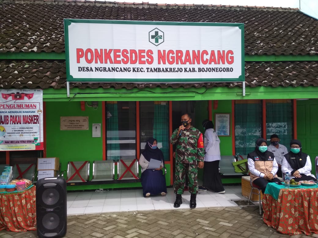 Danton Satgas TMMD Bojonegoro, Sampaikan Program Selama Kekegiatanan Di Tambakrejo