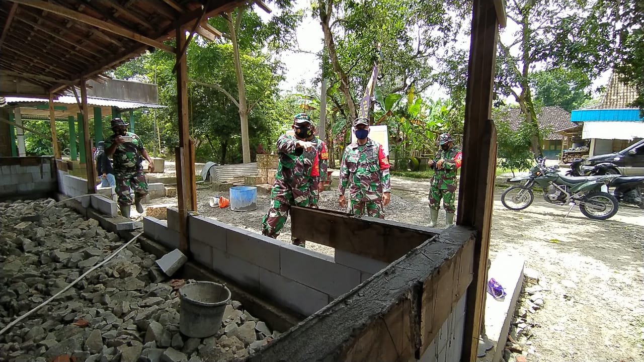 Rumah Sunarti, Dibangun Satuan Tugas TMMD Bojonegoro Melalui Program Aladin
