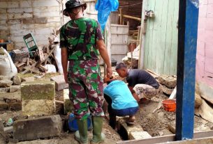 Satuan Tugas Kebut Pembangunan RTLH Sasaran Program Aladin TMMD Bojonegoro