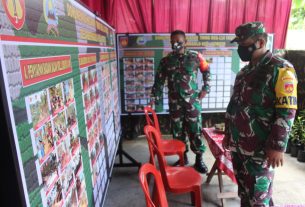 Waaster Kasdam IV/Diponegoro Kunjungi TMMD Reguler Ke-110 Kodim 0728/Wonogiri
