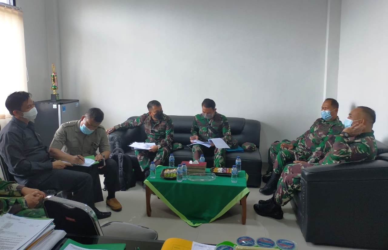 Mayor Inf Andri Kusuma Terima Kunjungan Kerja Tim Asnis Pusintelad