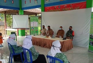 Danki Satuan Tugas TMMD Bojonegoro Hadiri Penyuluhan KB Di Balai Desa Jatimulyo