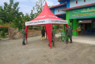 TMMD Kodim Bojonegoro, Balai Desa Jatimulyo Dibersihkan