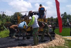 TMMD Bojonegoro, Semangat Gotong Royong Meningkat Ini Ungkapan Kades Jatimulyo