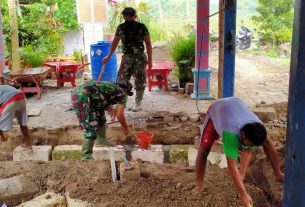 Sebanyak 20 Unit RTLH Aladin Dikerjakan Satgas TMMD Bojonegoro