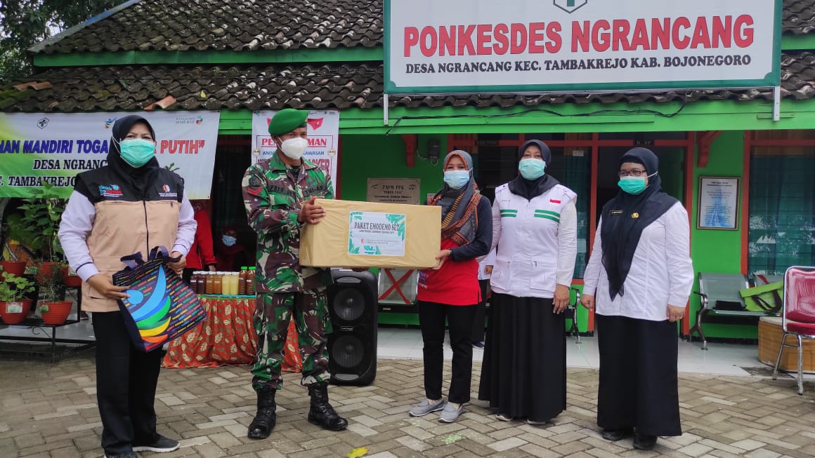 Kader Posyandu Desa Ngrancang Dan Jatimulyo Terima Paket Emo Demo Set Dari Satgas TMMD Bojonegoro