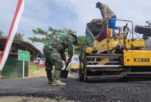 Pembangunan Jalan Ngrancang Program TMMD Bojonegoro Perlancar Aktifitas Masyarakat