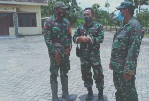 Pasiter Kodim Bojonegoro Kontrol Pembangunan Gedung Sekolah Program TMMD