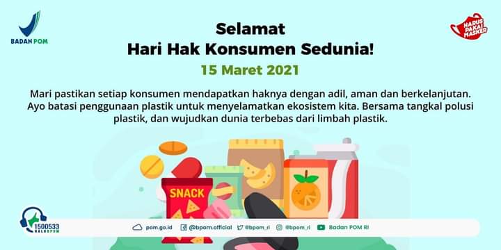 Mereka Yang Lantangkan, Selamat Hari Hak Konsumen Sedunia, Kemarin