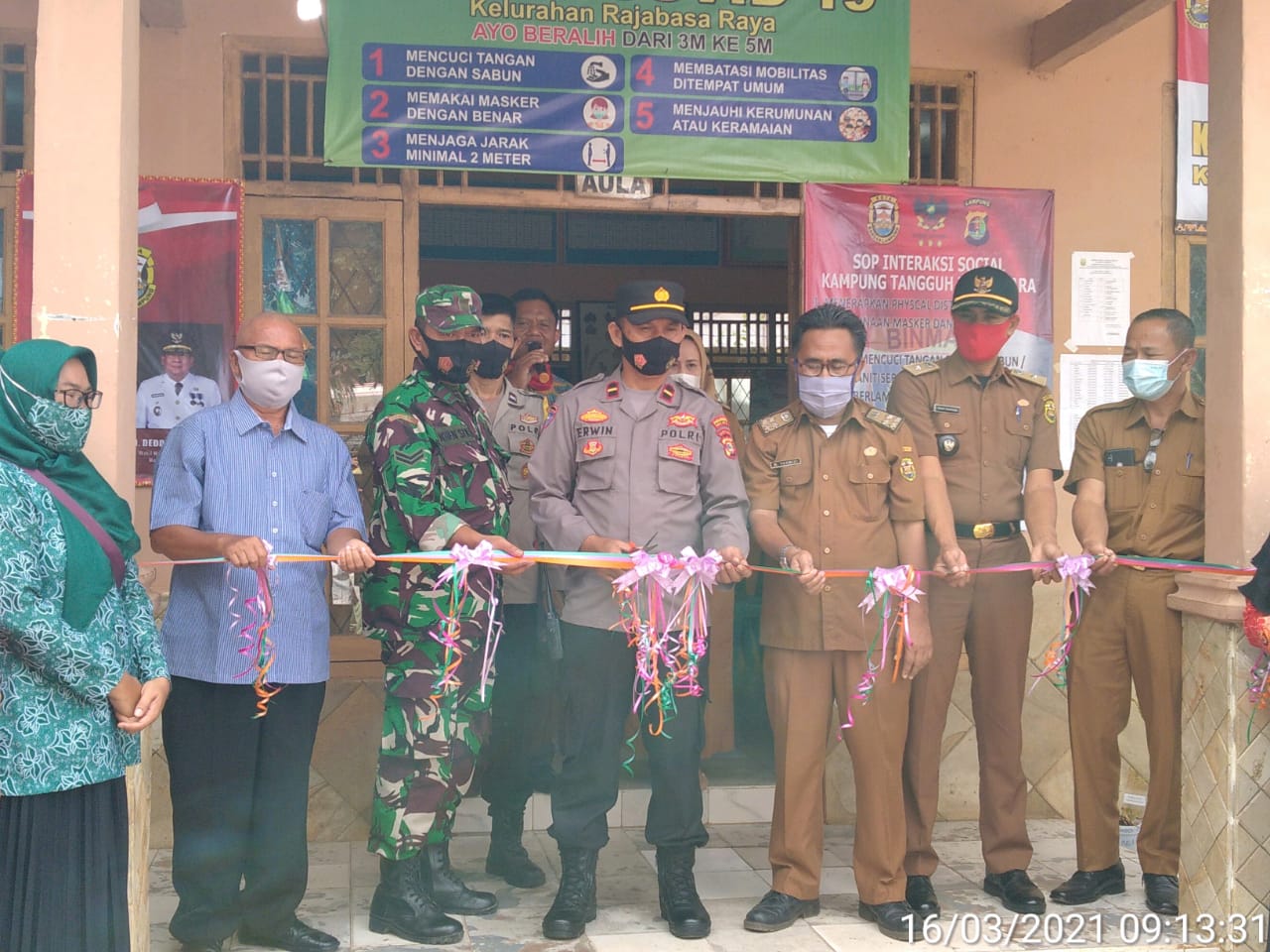 Sertu When Shen menghadiri acara Launching Kampung Tangguh Nusantara