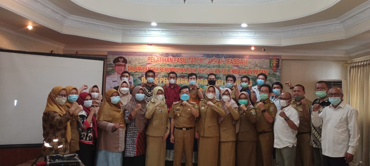 Dinas Perkebunan Provinsi Lampung Selenggarakan Pelatihan Fasilitator Daerah I