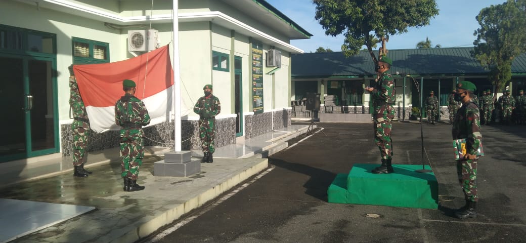 Upacara Bendera Perdana, Dandim Aceh Barat Beri Penekanan 3 Cegah