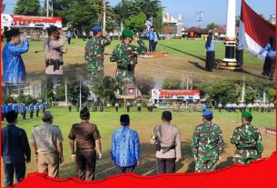 Kapolres Hadiri Upacara Peringatan Hari Kesadaran Nasional di Pemda Lampung Utara