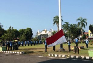 Pemkab Lampura Gelar Upacara Bulanan