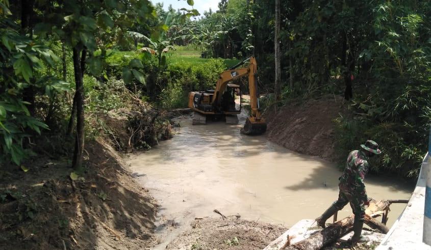 MMD Bojonegoro, Normalisasi Sungai Nglambangan Capai 55 Persen