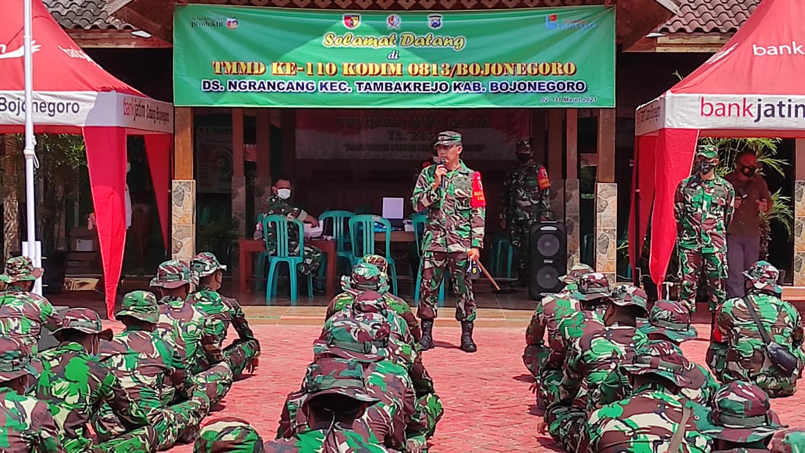 Dansatgas TMMD Bojonegoro : Terima Kasih Atas Dukungan Semua Pihak
