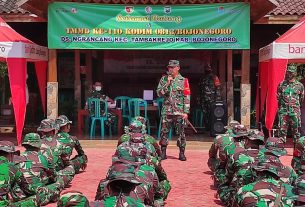 Kumpulkan Anggota, Ini Arahan Dansatgas TMMD Bojonegoro