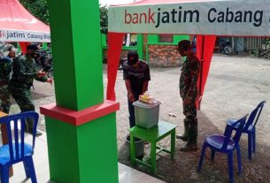 Kegiatan TMMD Bojonegoro Terapkan Protokol Kesehatan Ketat