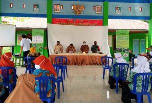 Danki Satgas TMMD Bojonegoro Hadiri Sosialisasi Pertanian Di Jatimulyo