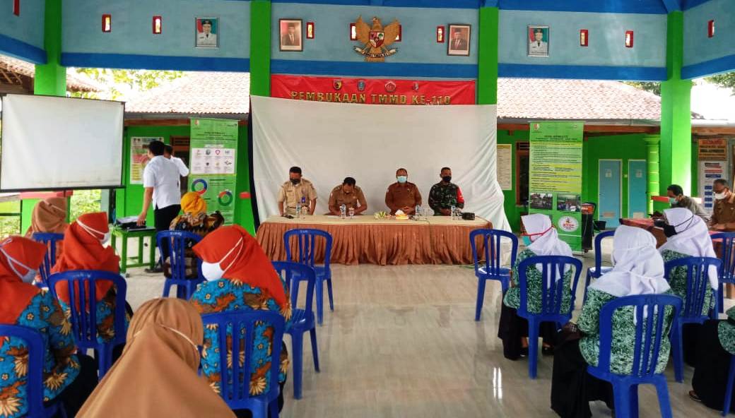 Danki Satgas TMMD Bojonegoro Hadiri Sosialisasi Pertanian Di Jatimulyo