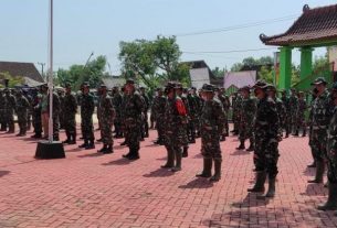 Apel Bersama, Satgas Kodim Bojonegoro Siap Laksanakan Tugas Program TMMD